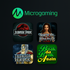 Microgaming logo - industry pioneer